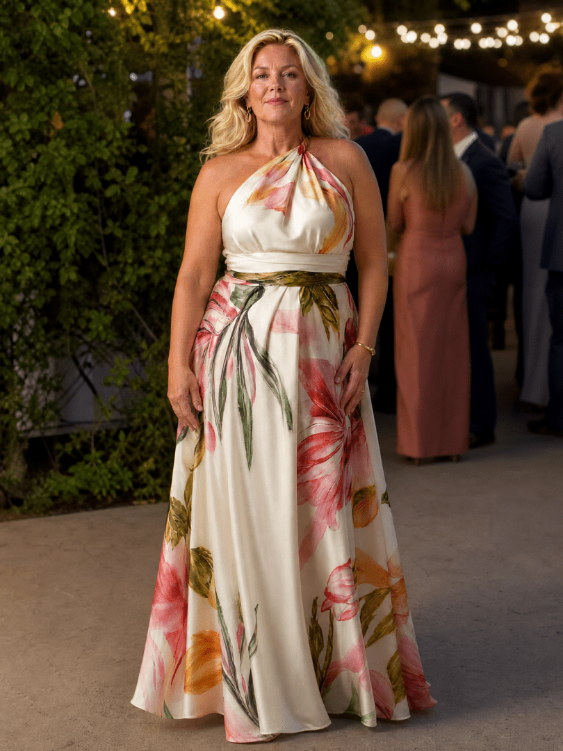 Amiel | Vestido Maxi Floral Ligero