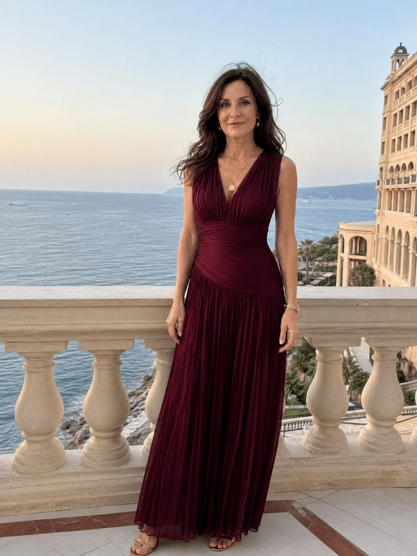 Lemar | Vestido Midi Plisado sin Mangas