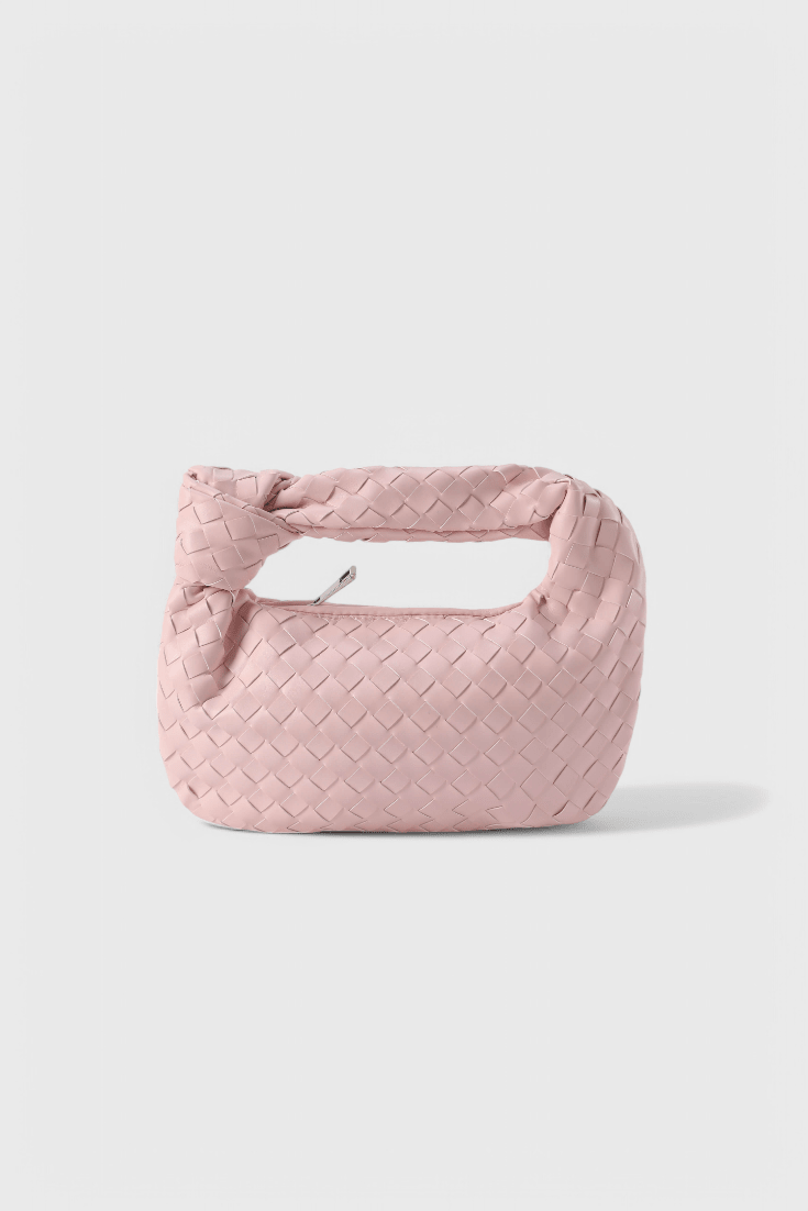 Bolso Satchel Mini Woven Sage