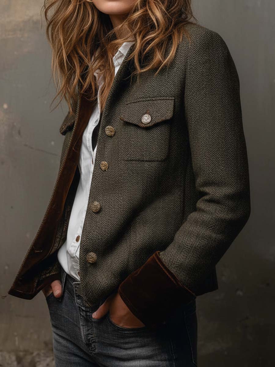 Honorine | Blazer retro zigzag