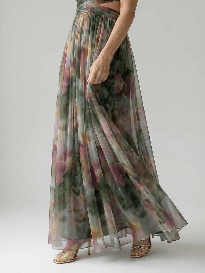 Isel | Vestido Maxi Envolvente Suave