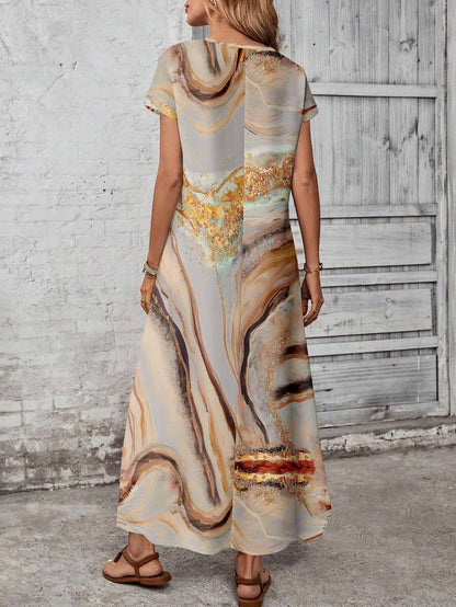 Vestido con estampado elegante
