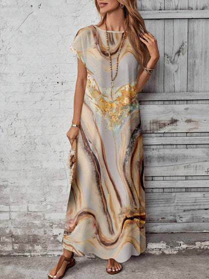 Vestido con estampado elegante