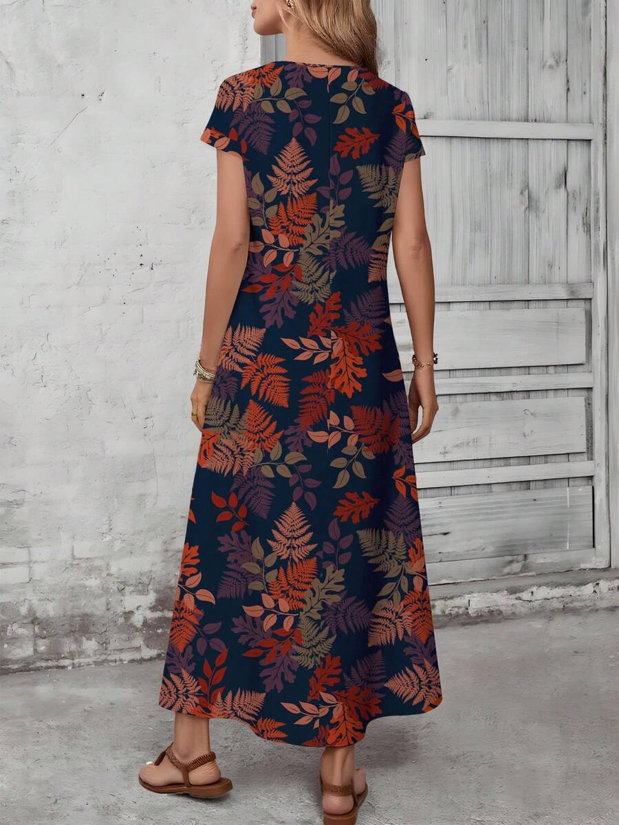 Vestido con estampado elegante