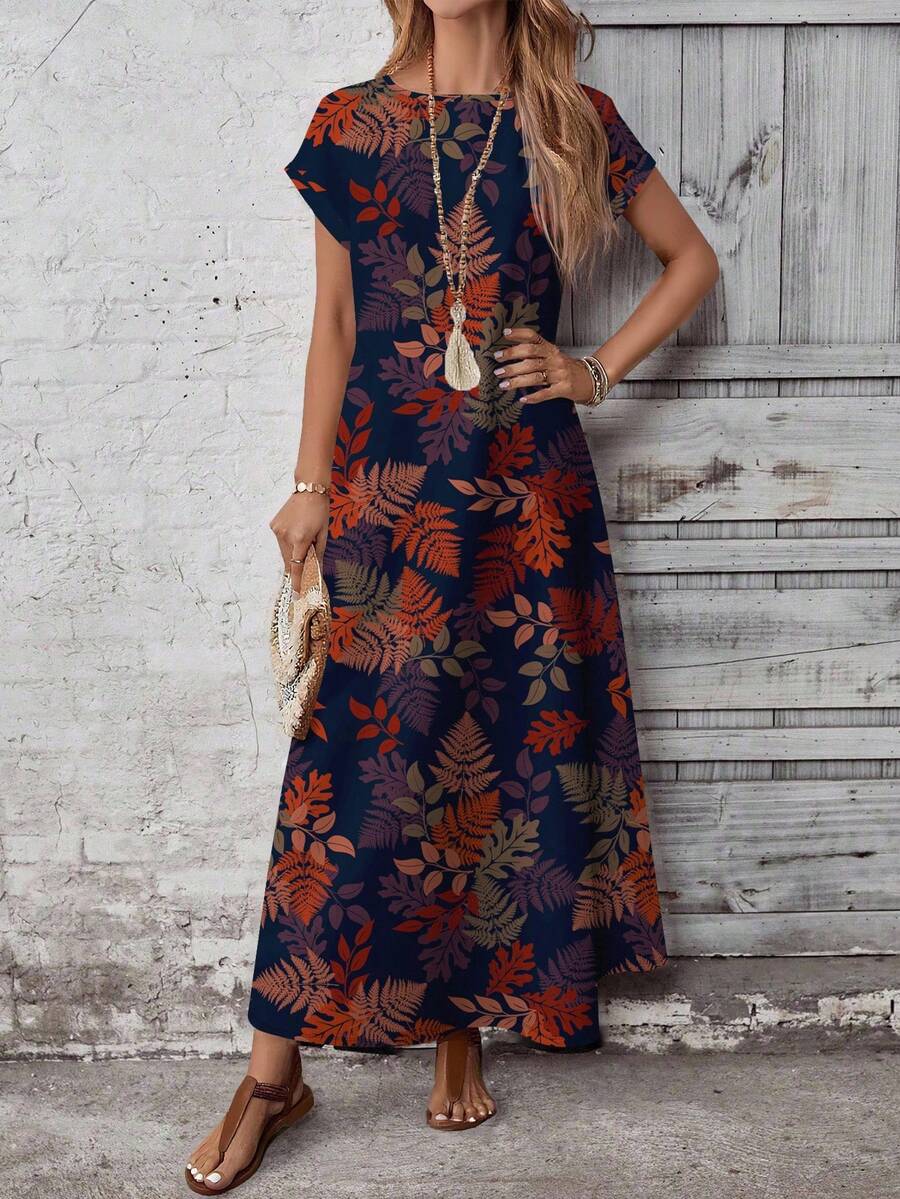 Vestido con estampado elegante