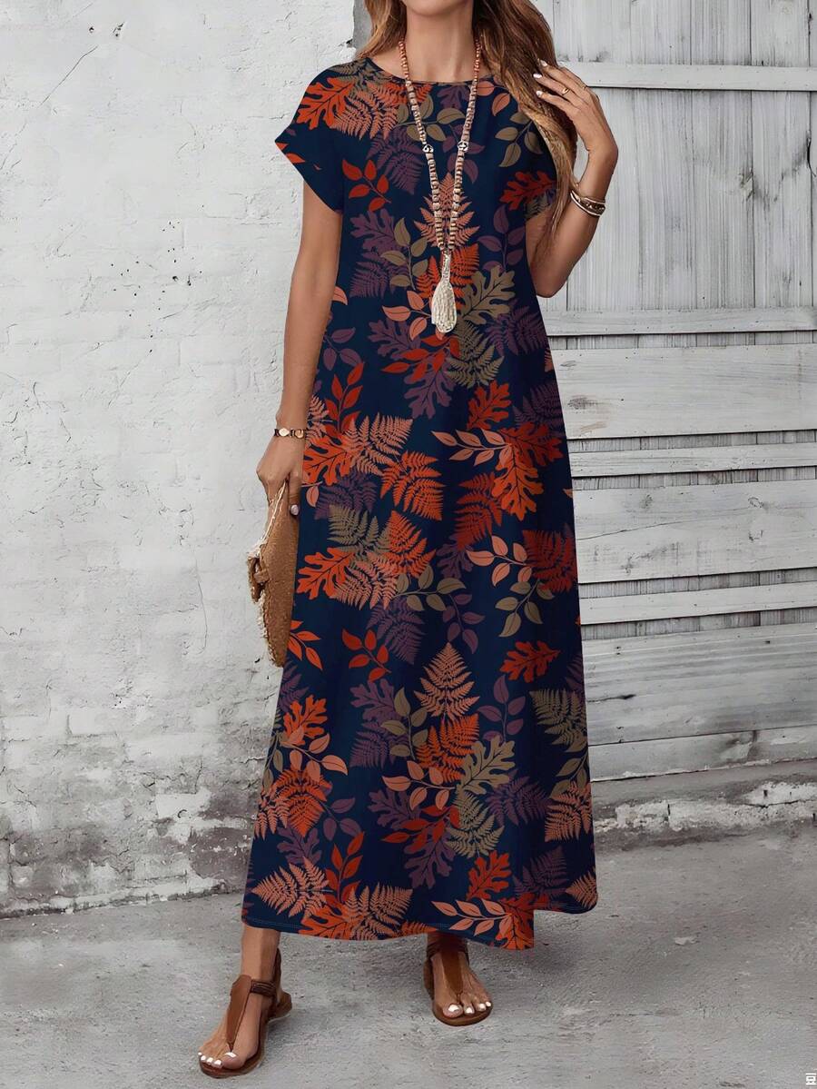 Vestido con estampado elegante