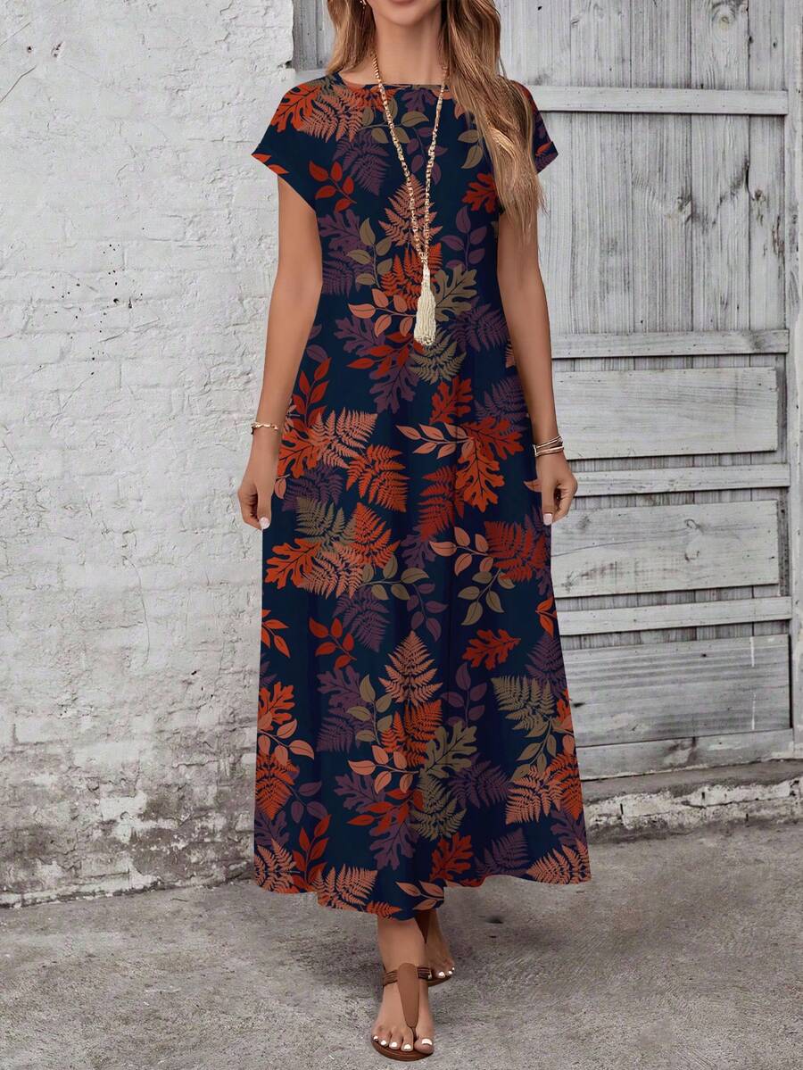 Vestido con estampado elegante