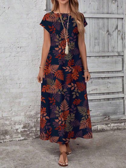 Vestido con estampado elegante