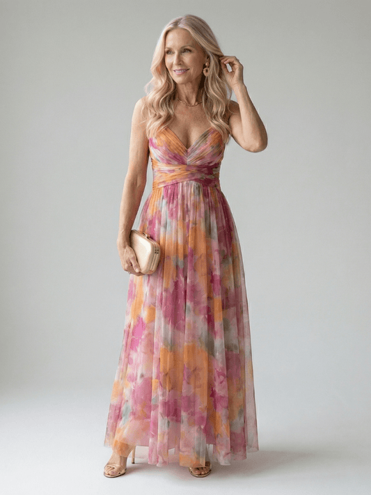 Isel | Vestido Maxi Envolvente Suave