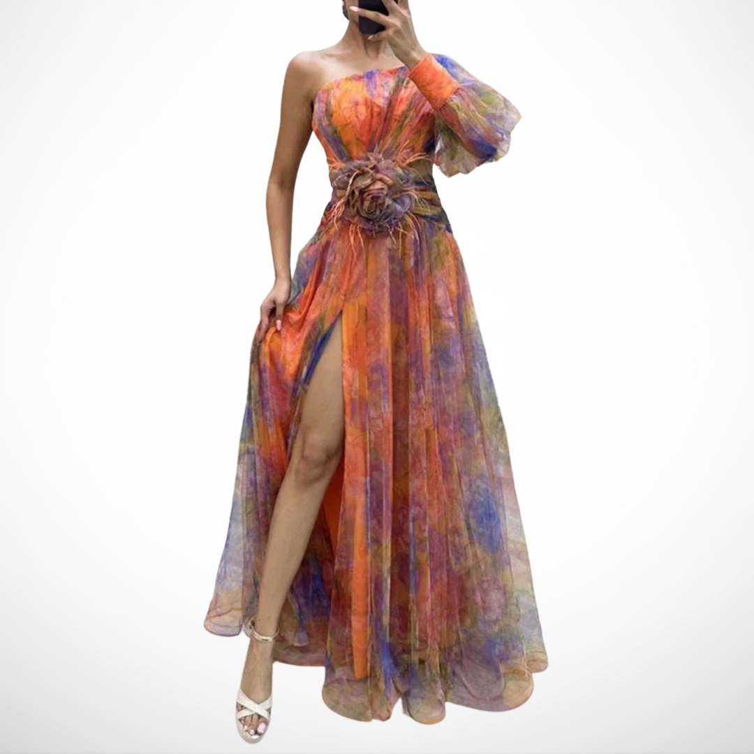 Vestido floral elegante