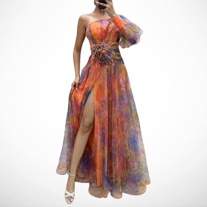 Vestido floral elegante