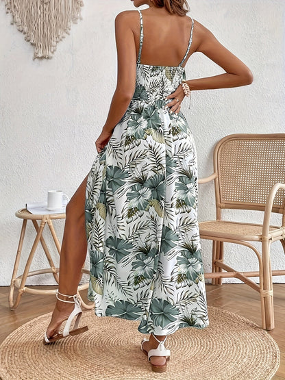 Vestido blanco con estampado