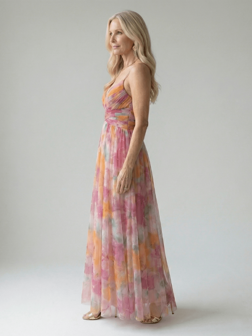 Isel | Vestido Maxi Envolvente Suave