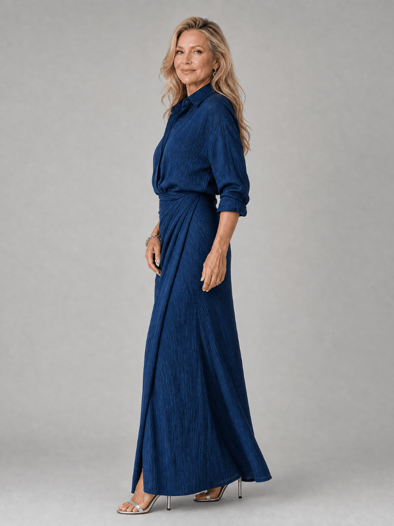 Mirque | Vestido Maxi de Manga Larga
