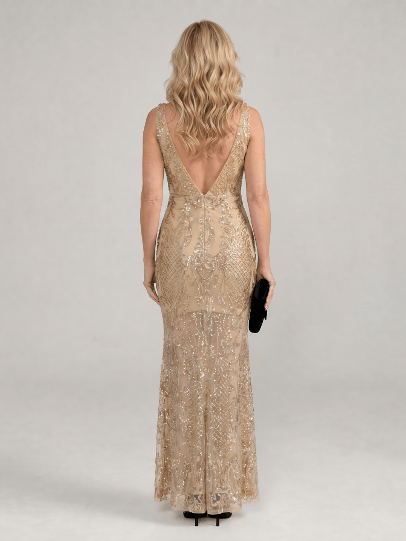 Sirea | Vestido Midi con Lentejuelas