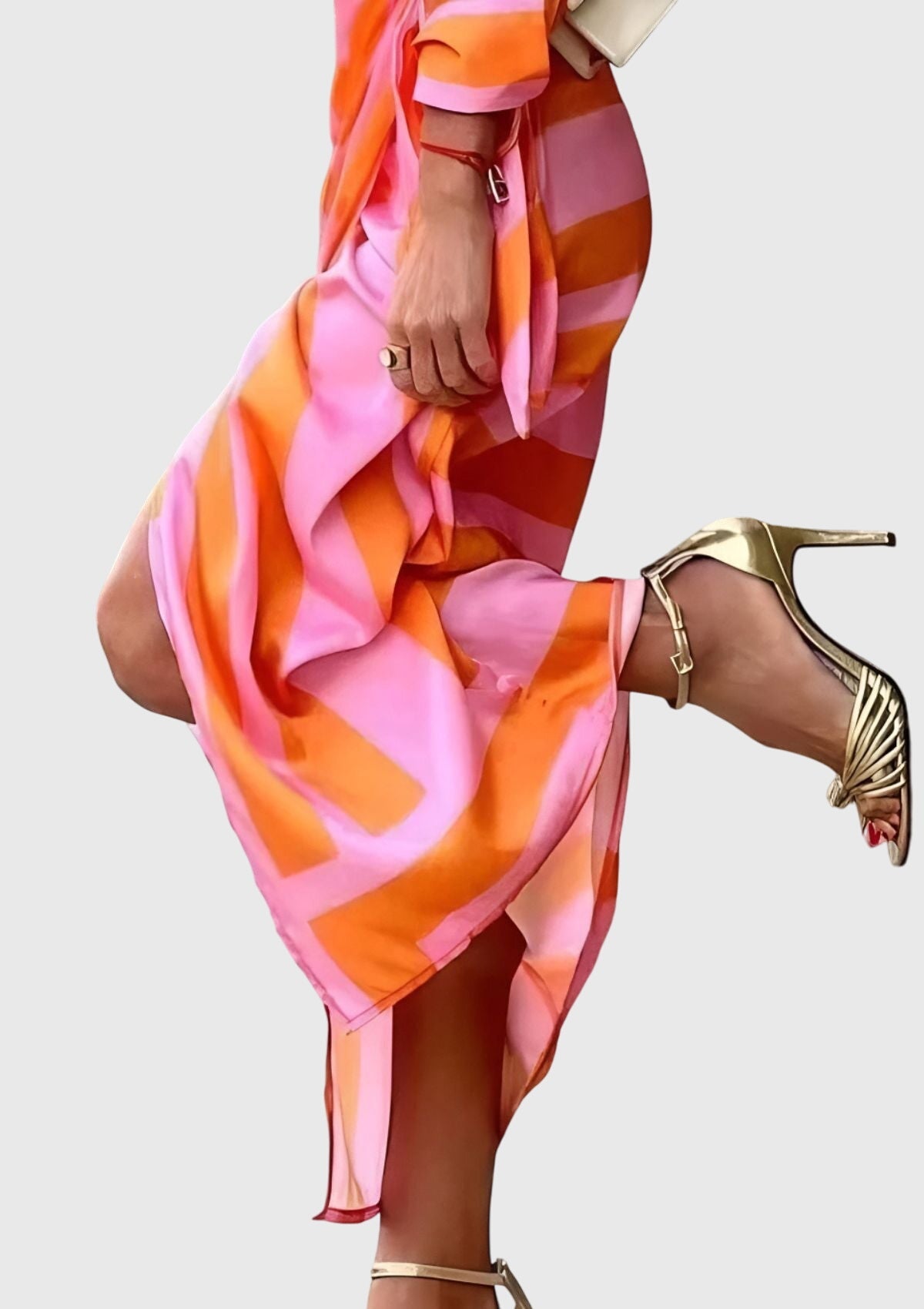 Everly | Vestido elegante y ceñido con estampado