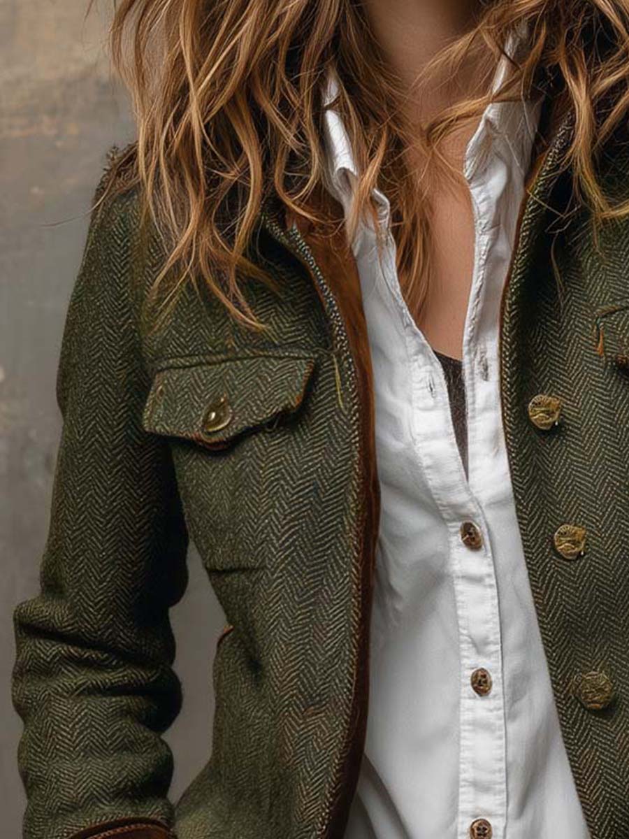 Honorine | Blazer retro zigzag