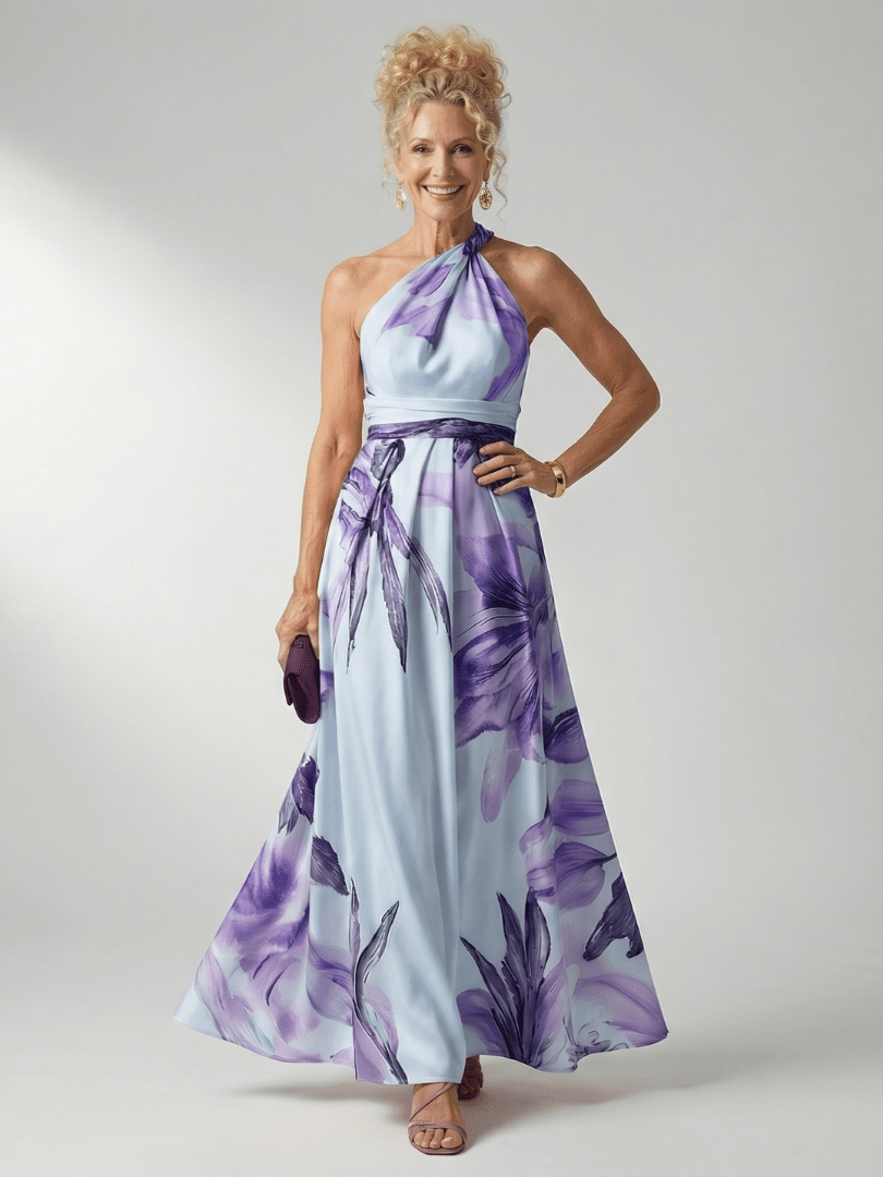 Amiel | Vestido Maxi Floral Ligero