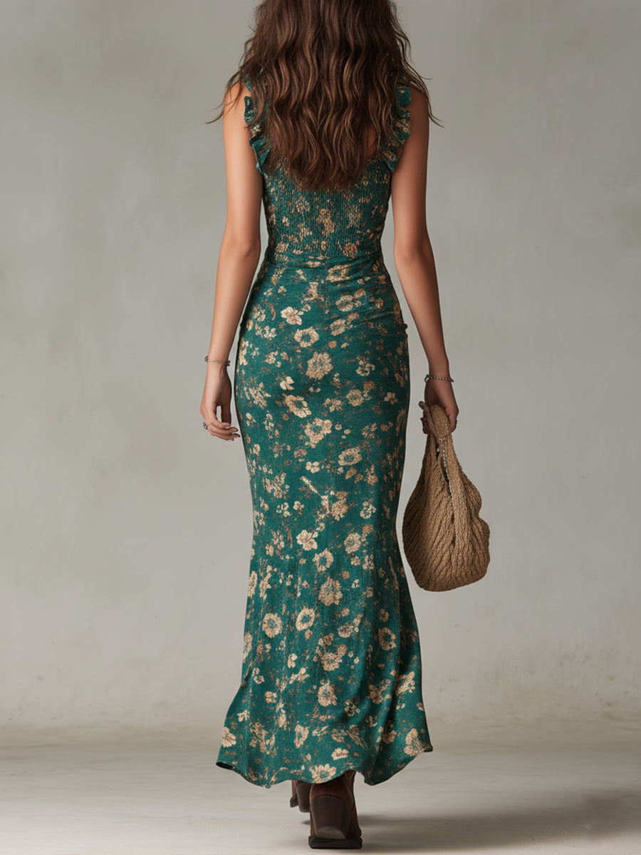 Vestido elegante con escote