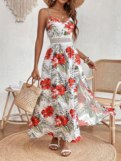 Vestido blanco con estampado
