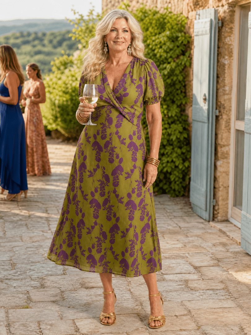 Virel | Vestido Midi Floral Holgado