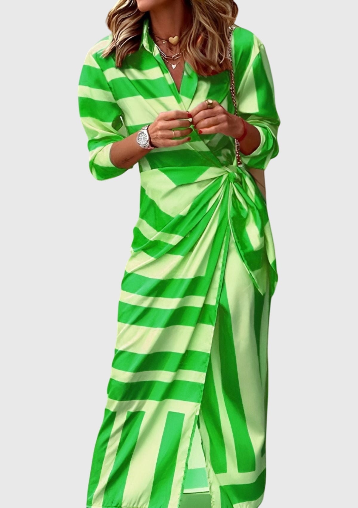 Everly | Vestido elegante y ceñido con estampado