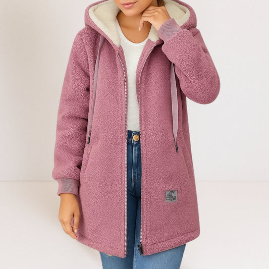 Elizabeth | Chamarra Polar Acogedora con Elegancia Natural - Rosa