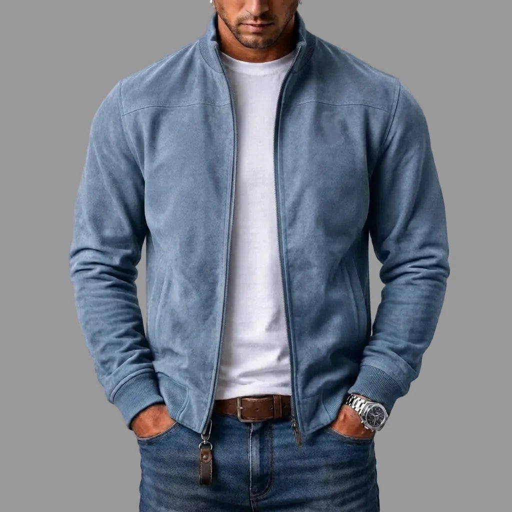 Marco | Chaqueta bomber de gamuza