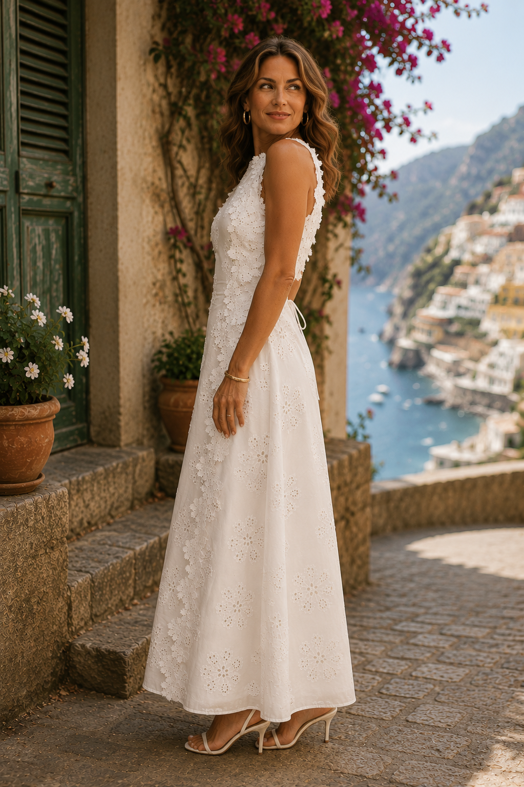 Delia | Elegante Vestido Maxi Bordado