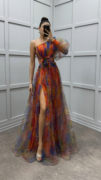 Vestido floral elegante