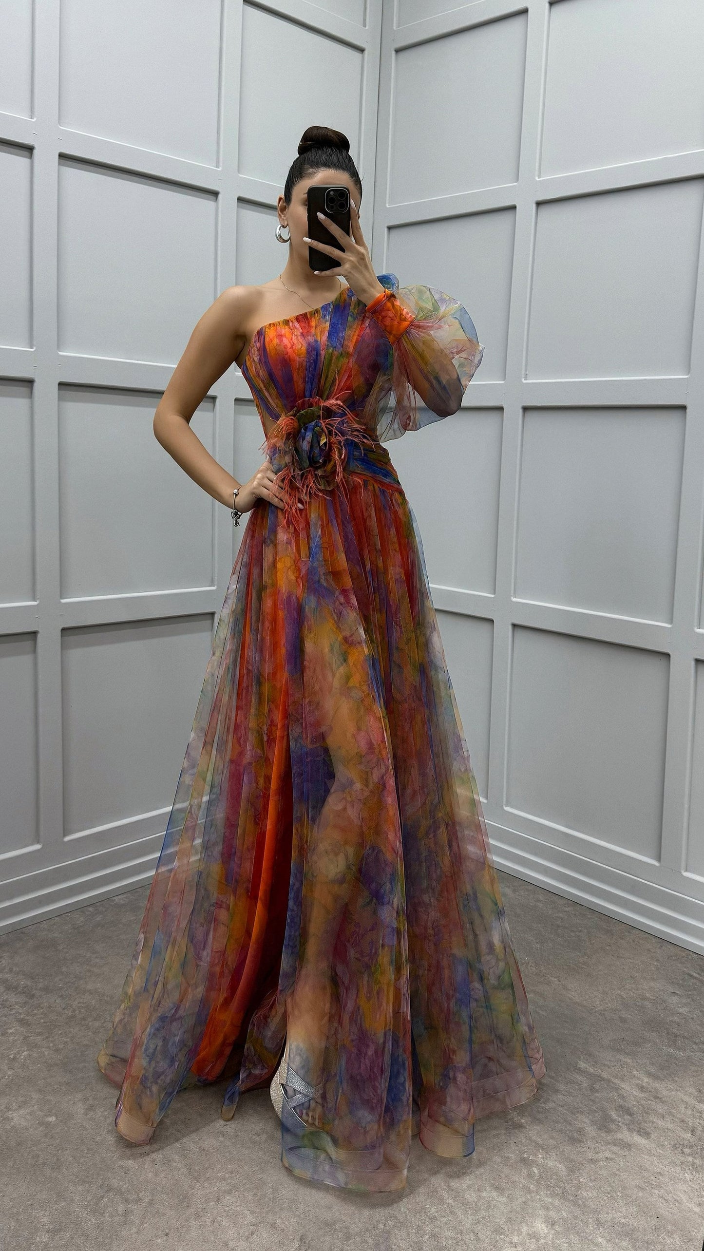 Vestido floral elegante