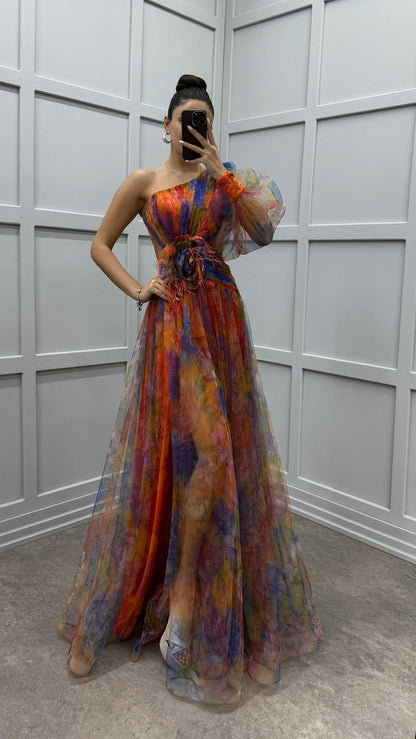 Vestido floral elegante