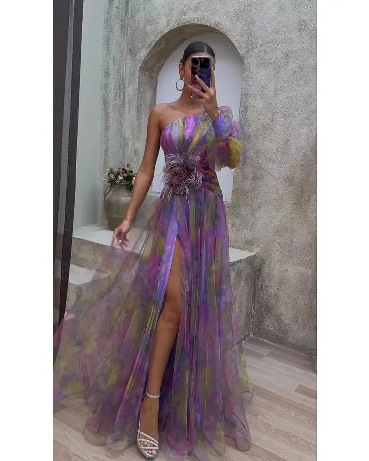 Vestido floral elegante