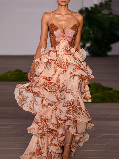 Vestido Lina Mariposa Elegante
