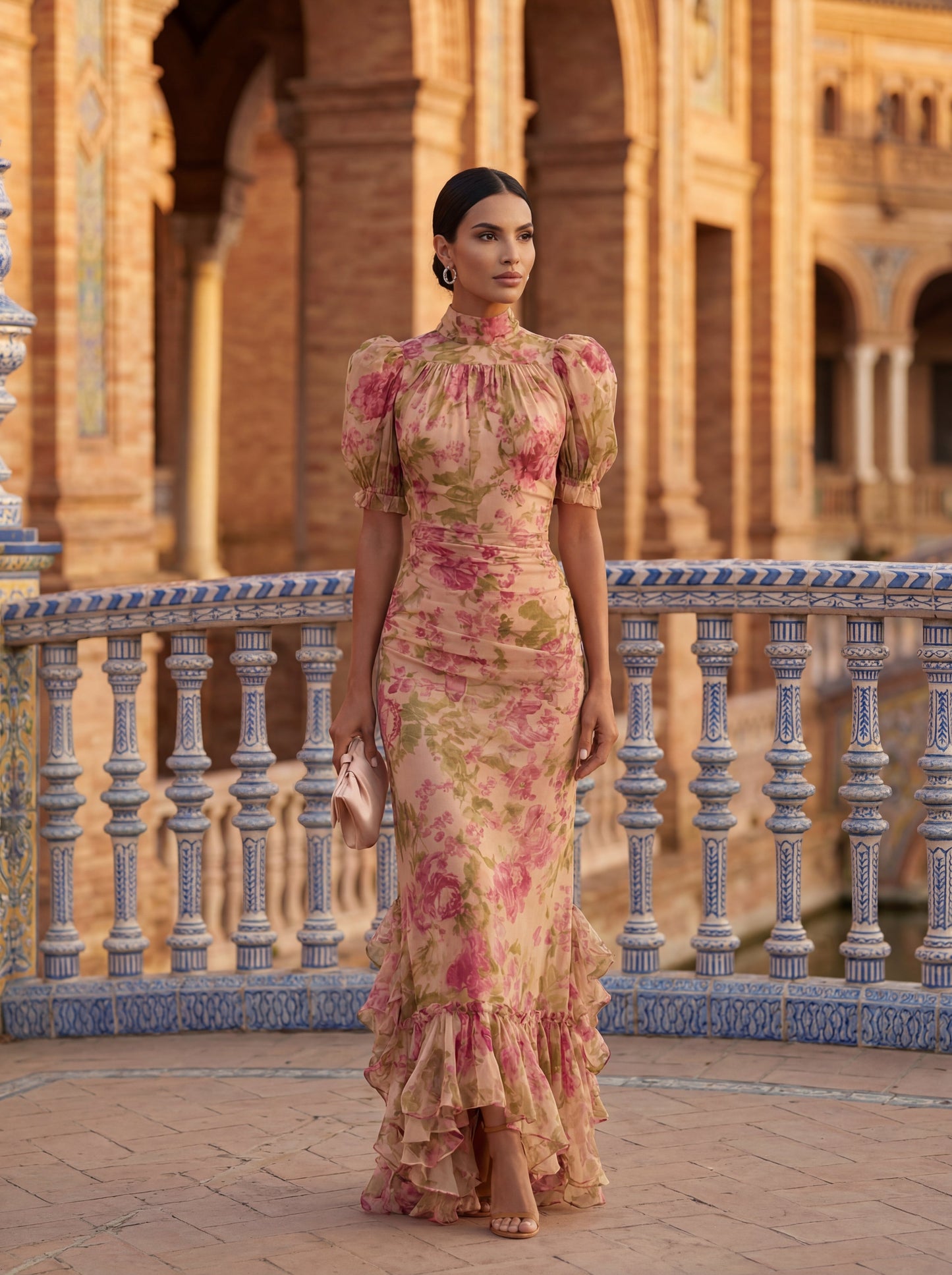 Vestido Rosario con estampado