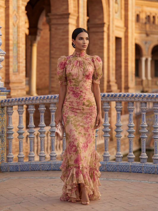 Vestido Rosario con estampado