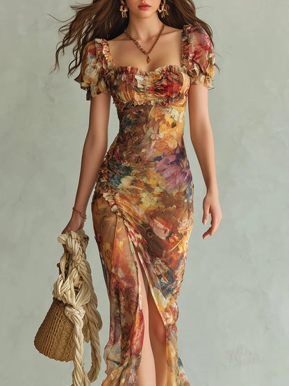 Violeta - Vestido con estampado