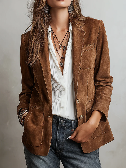 Marcelle | Blazer retro Café