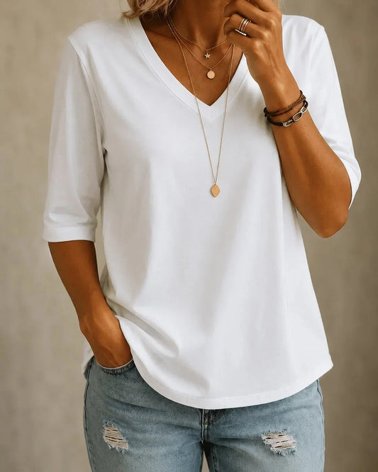 Aurelia | Playera Clásica Cuello V