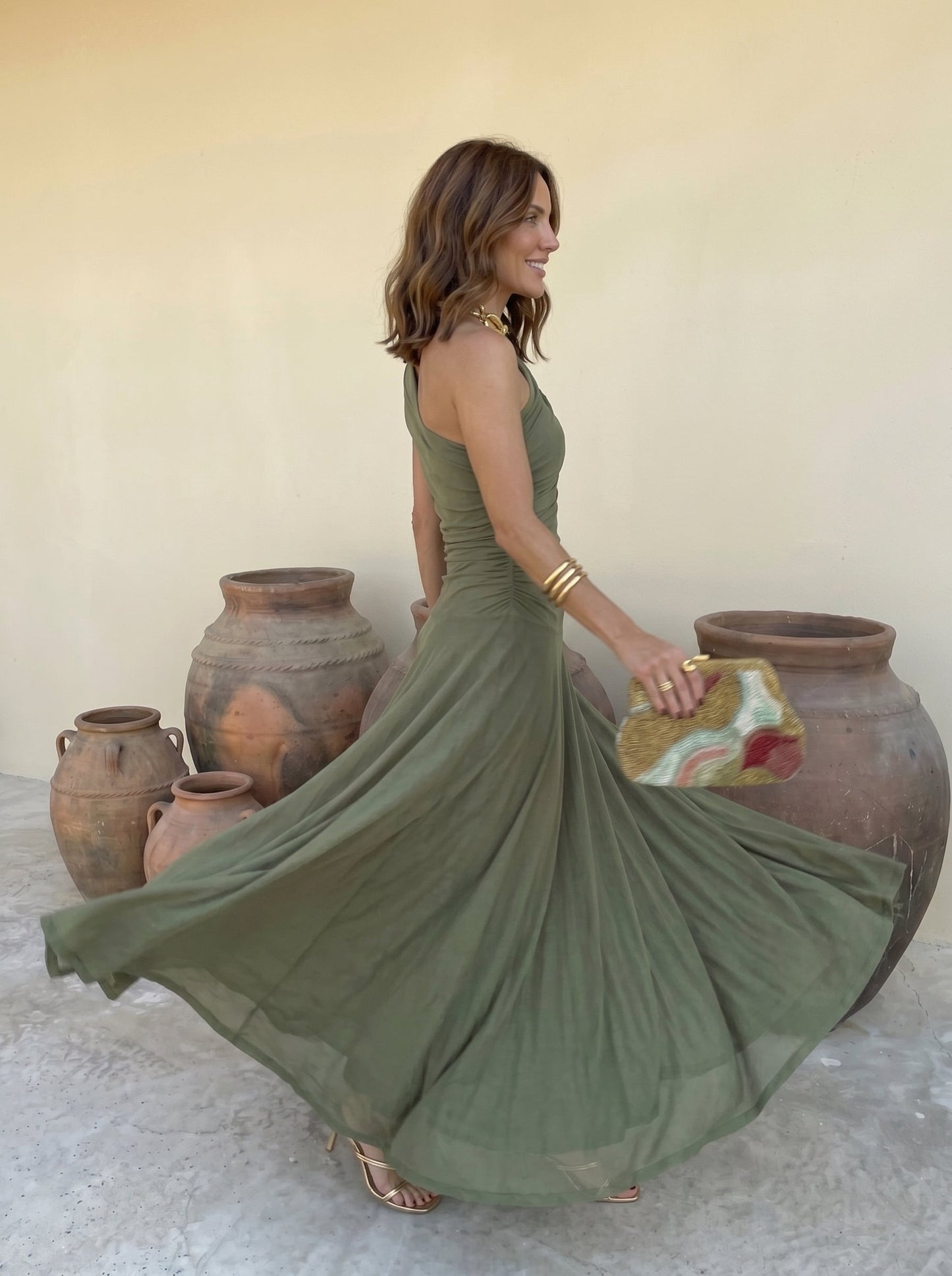 Vestido Toledo de tres colores