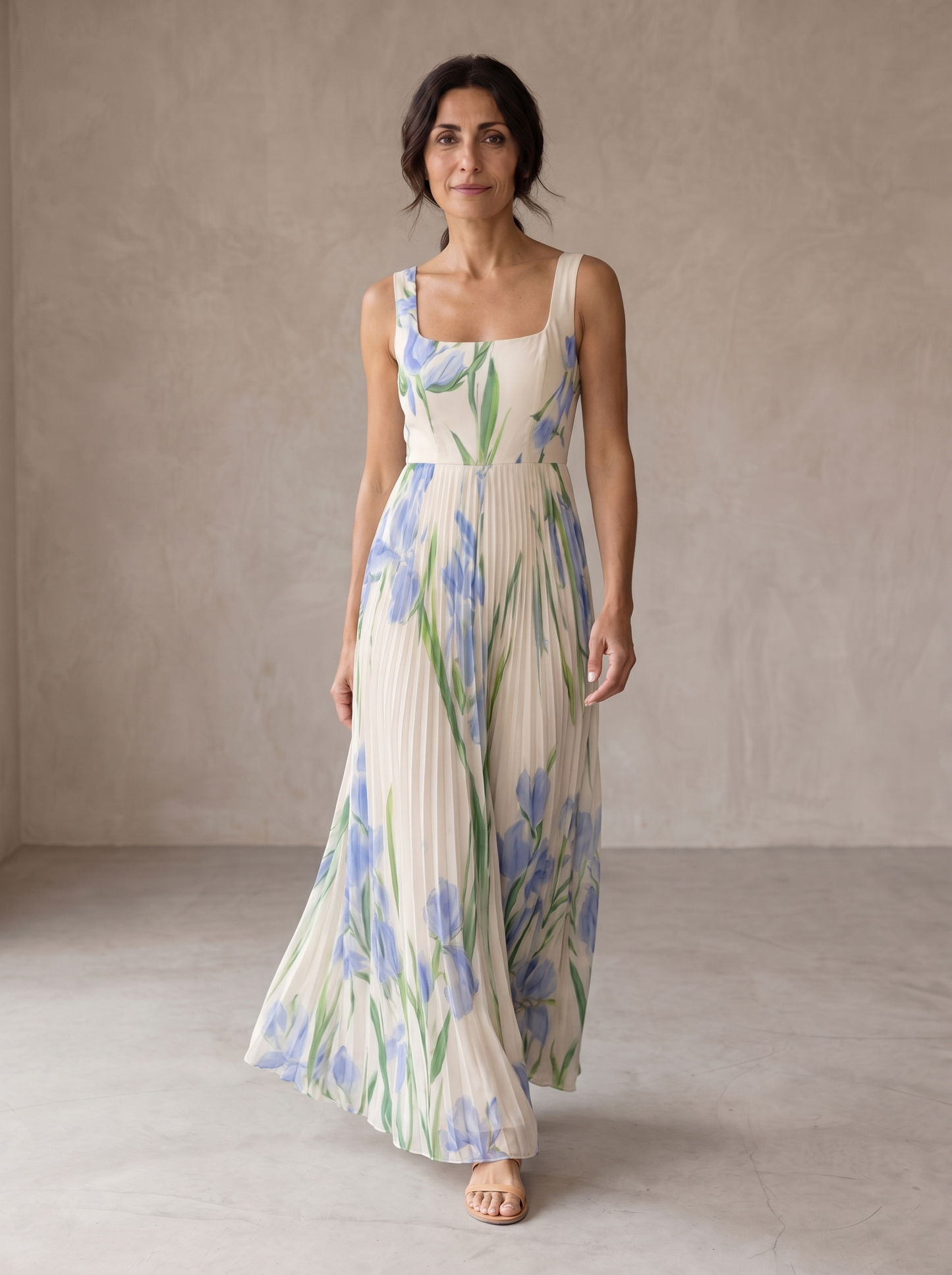 Oriah | Vestido Maxi Evasé Floral