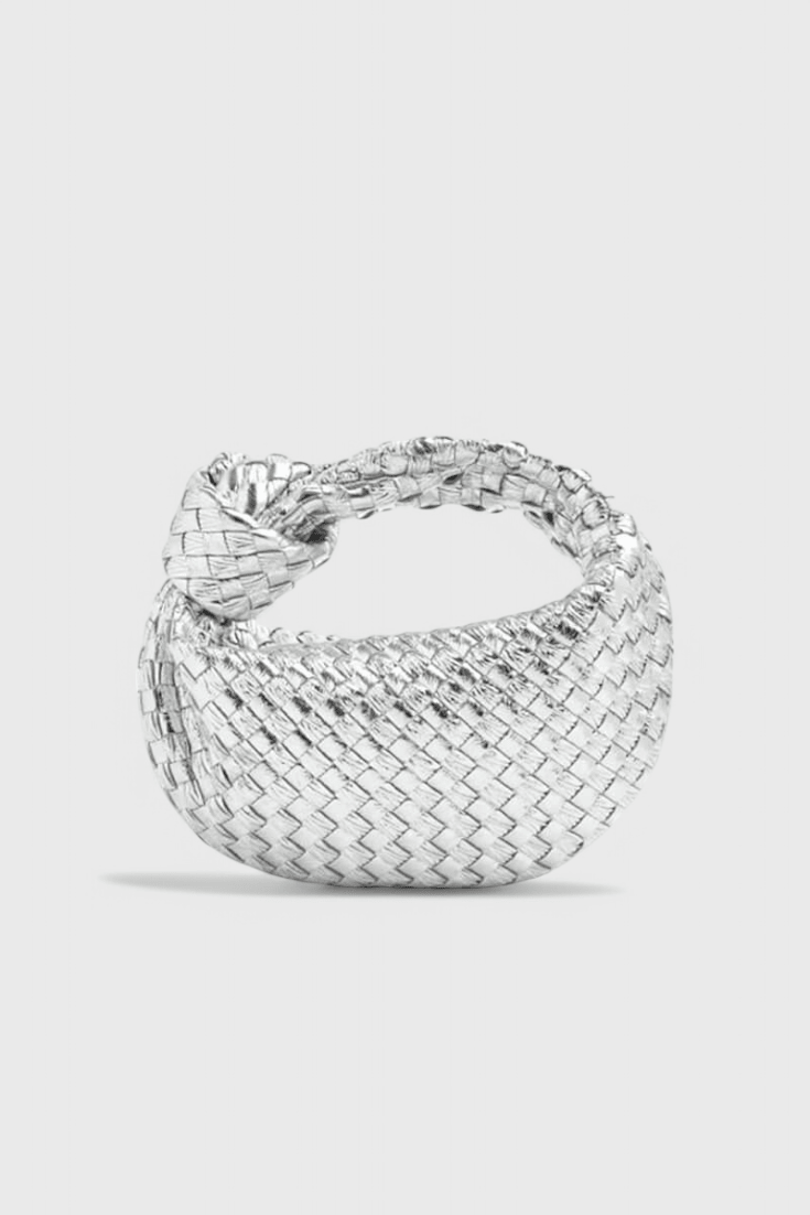 Bolso Satchel Mini Woven Sage